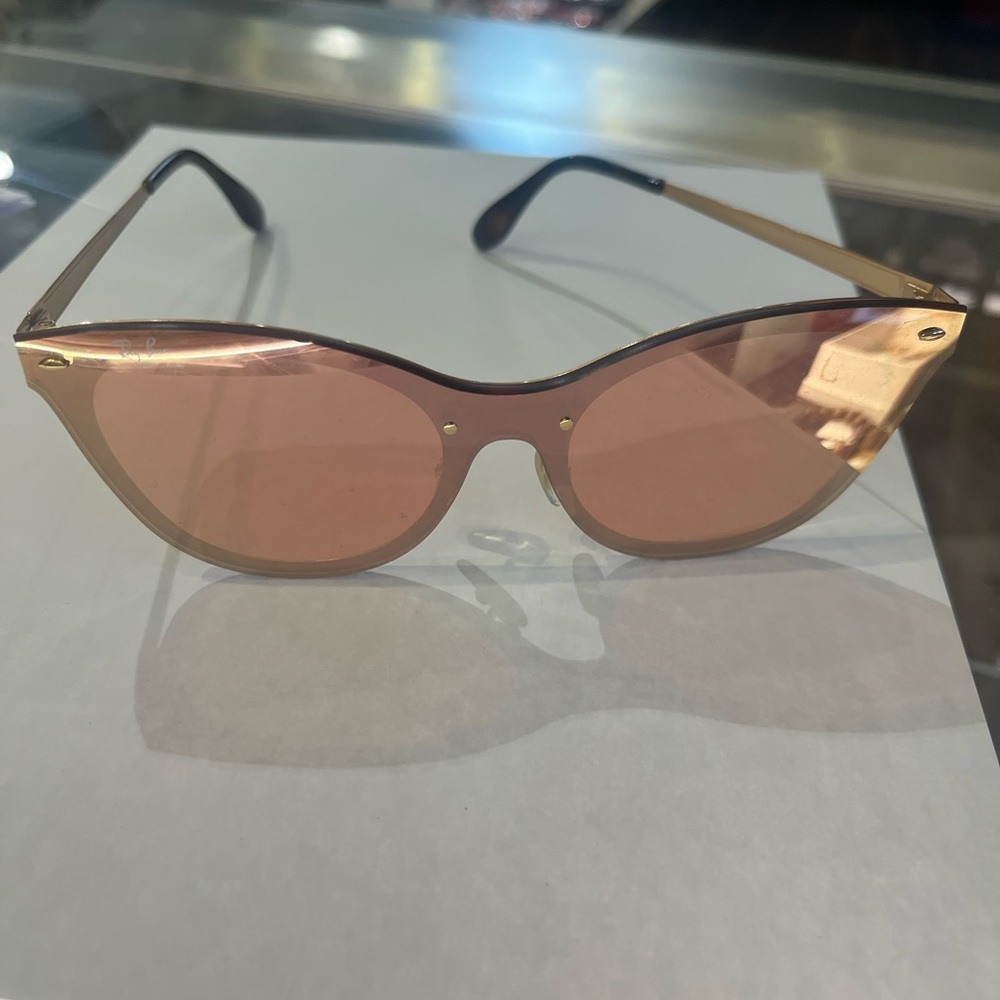Ray-Ban Rose and Gold Cat-Eye Sunglasses